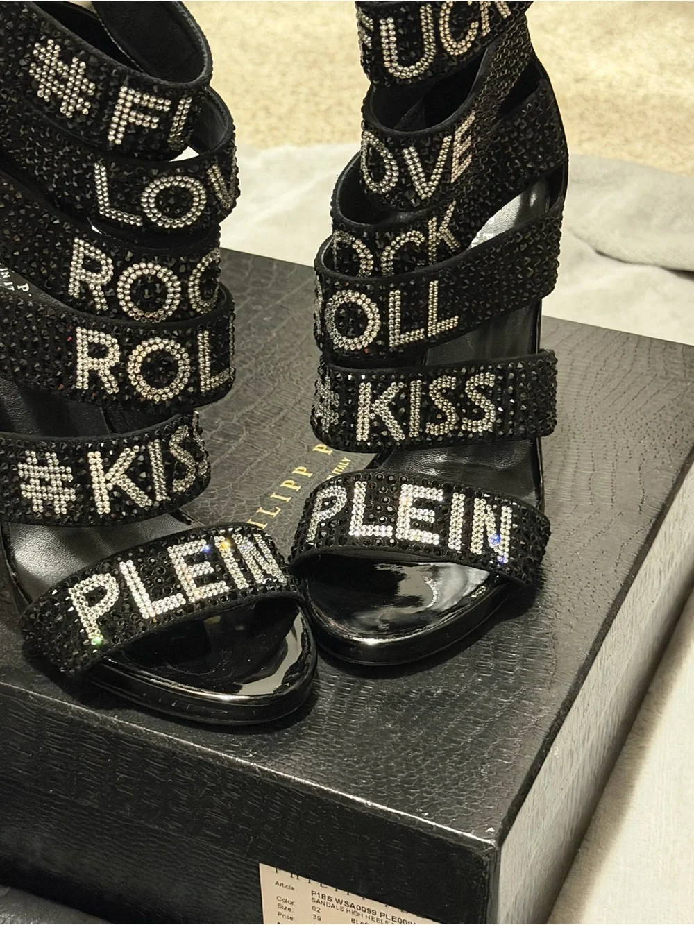Philipp Plein edgy black